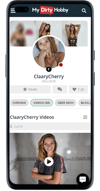 ClaaryCherry bei MyDirtyHobby